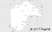 Silver Style Simple Map of Li Xian