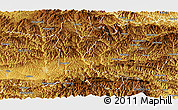 Physical Panoramic Map of Liangdang
