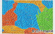 Political 3D Map of Longxi