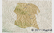 Satellite 3D Map of Longxi, lighten