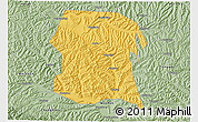 Savanna Style 3D Map of Longxi