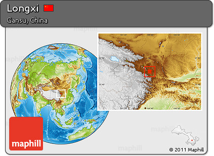 Physical Location Map of Longxi