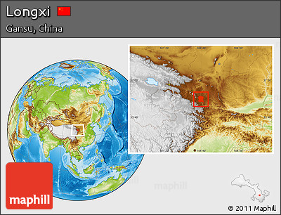 Physical Location Map of Longxi