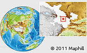 Physical Location Map of Longxi, highlighted parent region
