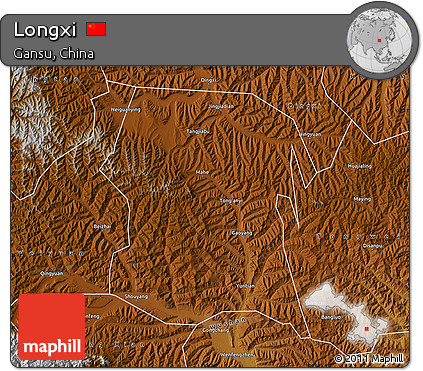 Physical Map of Longxi