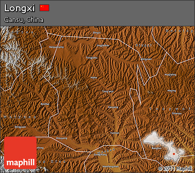 Physical Map of Longxi
