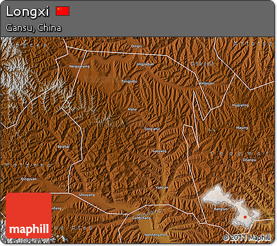 Physical Map of Longxi
