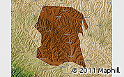 Physical Map of Longxi, satellite outside