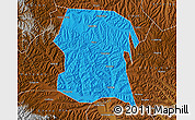 Political Map of Longxi, physical outside