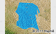 Political Map of Longxi, satellite outside