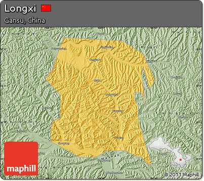 Savanna Style Map of Longxi