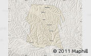 Shaded Relief Map of Longxi, lighten