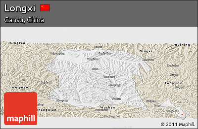 Classic Style Panoramic Map of Longxi