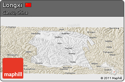 Classic Style Panoramic Map of Longxi