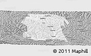 Gray Panoramic Map of Longxi