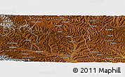 Physical Panoramic Map of Longxi