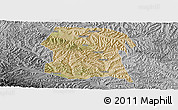Satellite Panoramic Map of Longxi, desaturated
