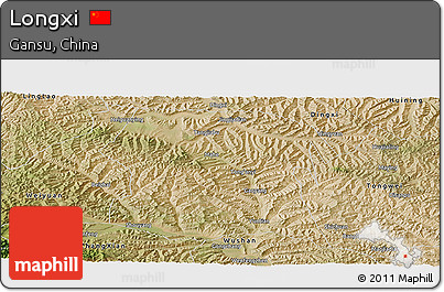 Satellite Panoramic Map of Longxi