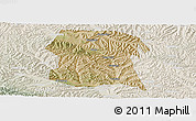 Satellite Panoramic Map of Longxi, lighten