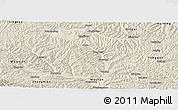 Shaded Relief Panoramic Map of Longxi