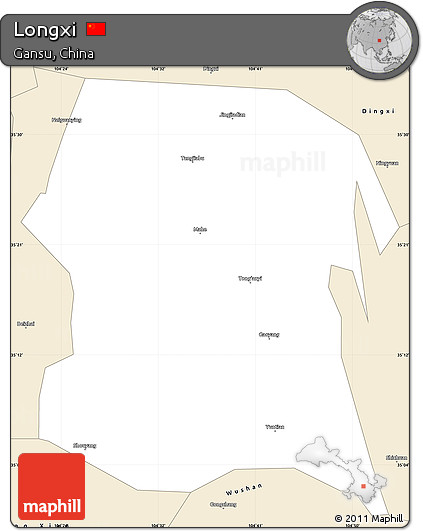 Classic Style Simple Map of Longxi