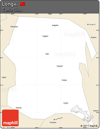 Classic Style Simple Map of Longxi