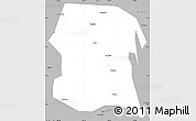 Gray Simple Map of Longxi
