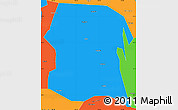 Political Simple Map of Longxi