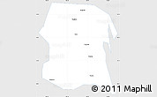 Silver Style Simple Map of Longxi, single color outside