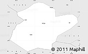 Silver Style Simple Map of Luqu