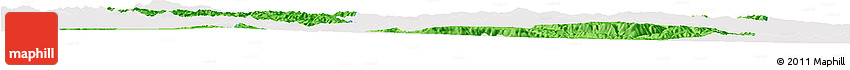 Political Horizon Map of Min Xian, single color outside
