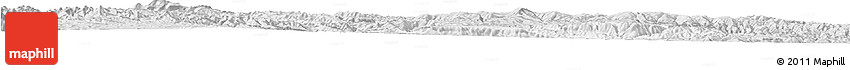 Silver Style Horizon Map of Min Xian