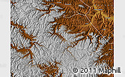 Physical Map of Min Xian
