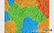 Political Map of Min Xian