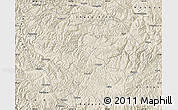 Shaded Relief Map of Min Xian