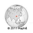 Outline Map of Min Xian