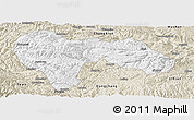 Classic Style Panoramic Map of Min Xian