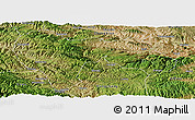 Satellite Panoramic Map of Min Xian