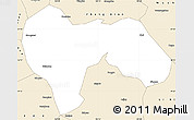 Classic Style Simple Map of Min Xian