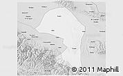 Silver Style 3D Map of Minle
