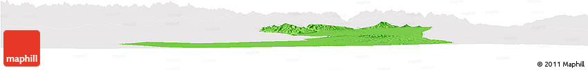 Political Horizon Map of Minle, cropped outside