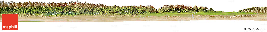 Satellite Horizon Map of Minle
