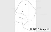 Blank Simple Map of Minle