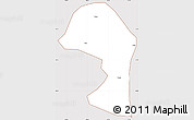 Classic Style Simple Map of Minle, cropped outside