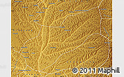 Physical Map of Ning Xian