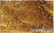 Physical 3D Map of Qingshui