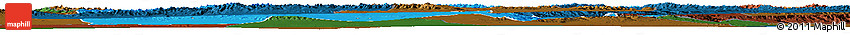 Political Horizon Map of Subei, darken