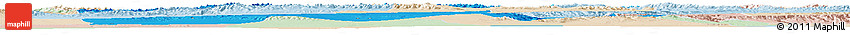 Political Horizon Map of Subei, lighten