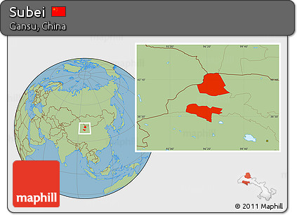 Savanna Style Location Map of Subei
