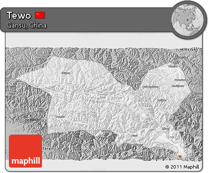 Gray 3D Map of Tewo